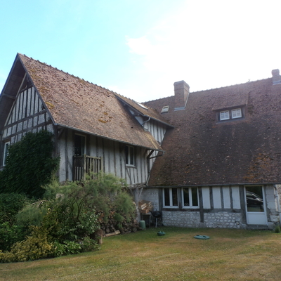 Vue extérieure de l'agrandissement avant travaux