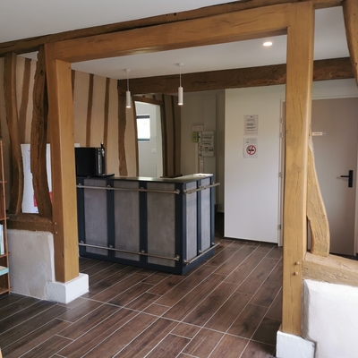 Vue zone bar après travaux