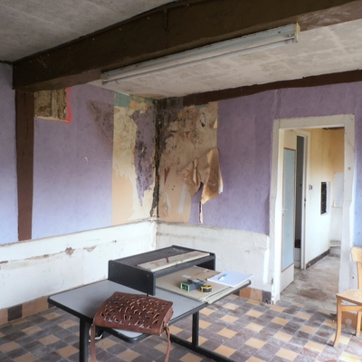 Vue zone bar avant travaux